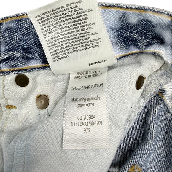 AGOLDE 90's Crop Jean Size 24 Suspend Blue - Picture 5 of 6